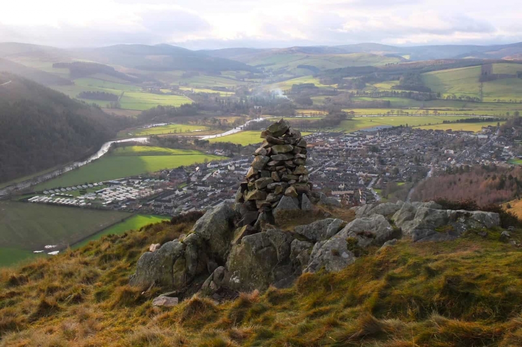 Cairn above Innerleithen